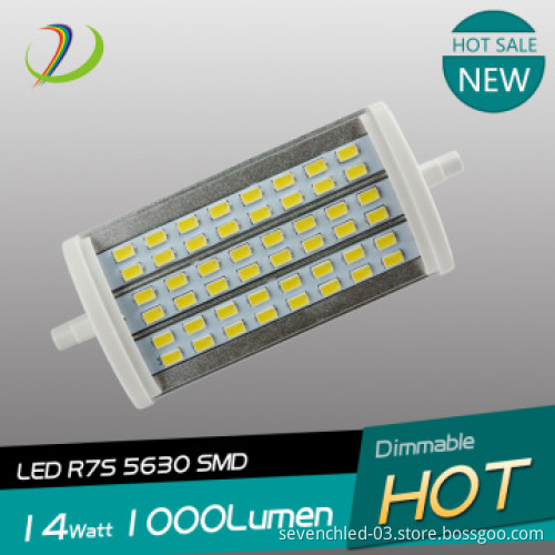 14W replace 125W halogen 118mm with 1300LM R7S LED